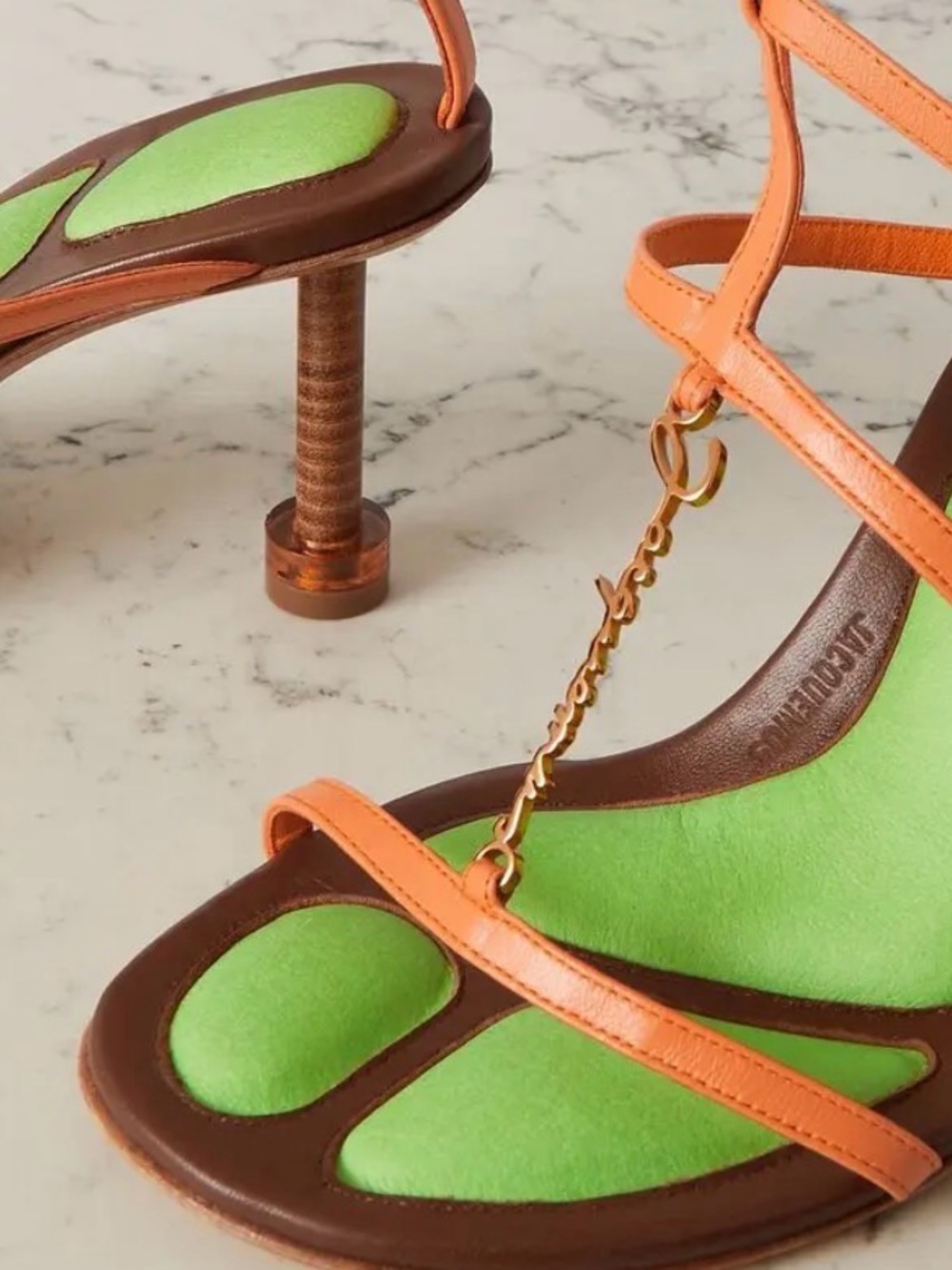 Jacquemus 'Pralu' sandals 37 : like New - Picture 5 of 15